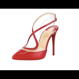 Christian Louboutin  Cupidetta 100 patent/pvc pump